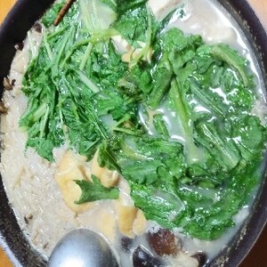 【市販アレンジ】ピリ辛♥️ごま豆乳鍋